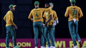 Kwena Maphaka wicket 23 Aug 2024 Daniel Prentice Gallo Images