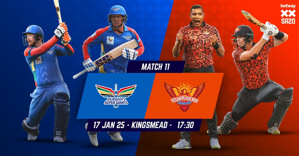 RECAP: Durban's Super Giants vs Sunrisers Eastern Cape (SA20)