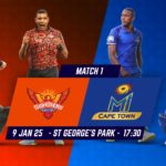 SA20 2025 Match 1