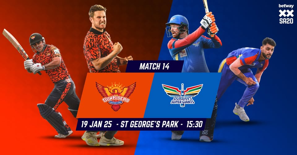 RECAP: Sunrisers Eastern Cape vs Durban's Super Giants (SA20)