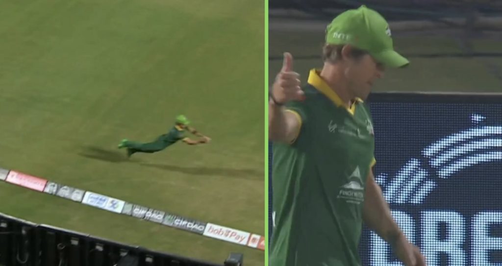 Watch Jonty brilliance prevents boundary