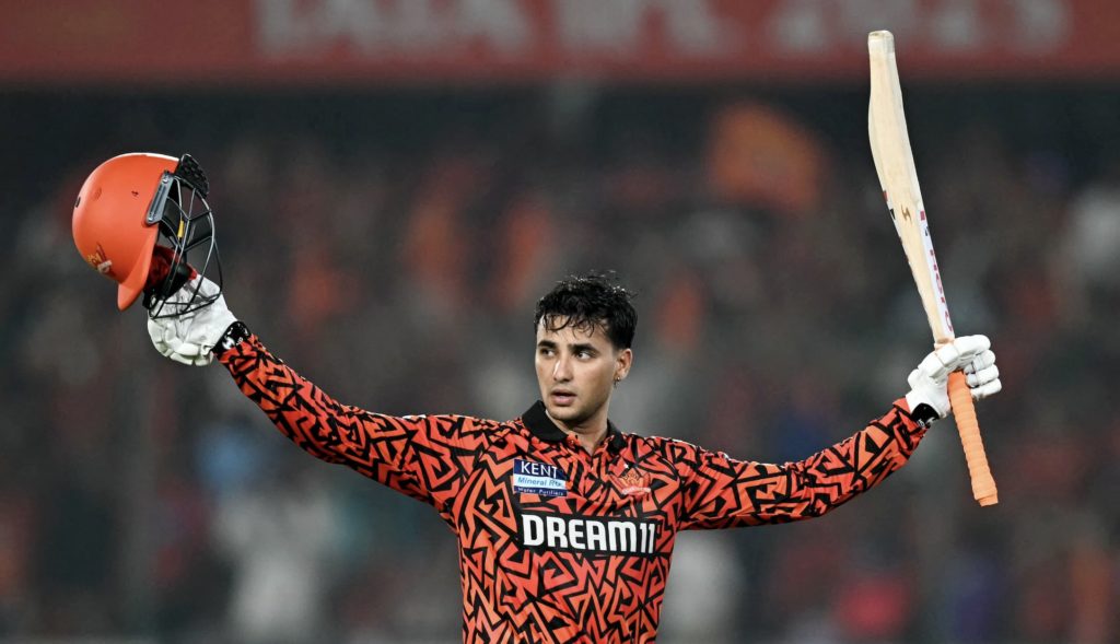 Abhishek Sharma 12 April 2025 Noah Seelam:AFP via Getty Images)