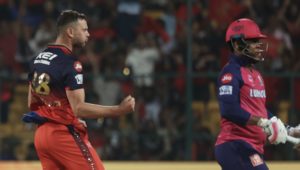 Josh Hazlewood 24 Apr 2025 Pankaj Nangia Getty Images