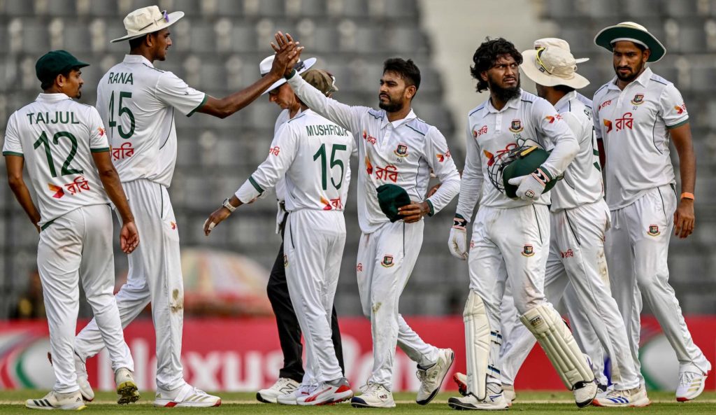 Mehidy Hasan Miraz 21 April 2025 Munir Uz Zaman:AFP via Getty Images