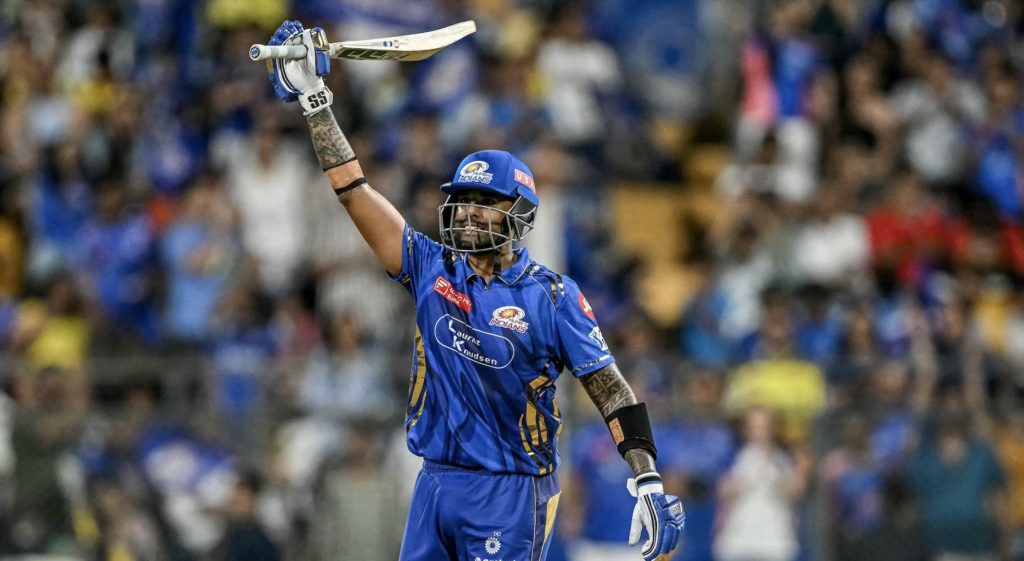 Suryakumar Yadav 20 Apr 2025 Indranil Mukherjee:AFP via Getty Images