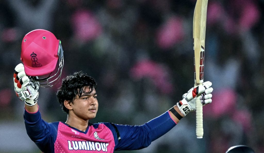 Vaibhav Suryavanshi 28 Apr 2025 Sajjad Hussain:AFP via Getty Images