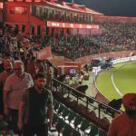 Fans leave Dharamsala 8 May 2025 Shammi Mehra:AFP via Getty Images