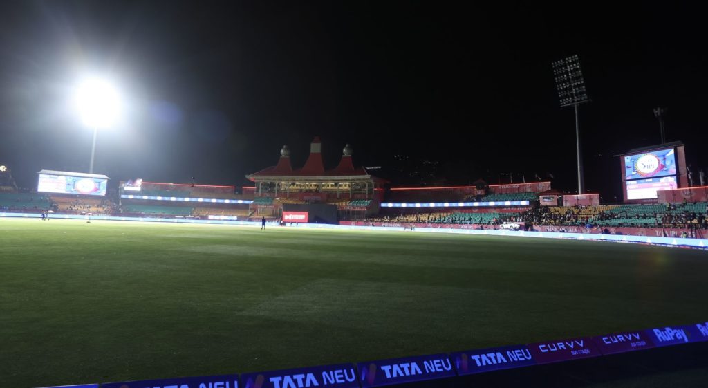 Floodlight failure Dharamshala 8 May 2025 Pankaj Nangia:Getty Images