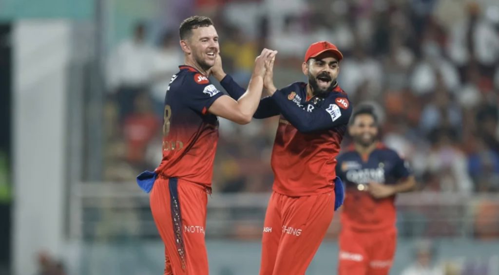 Josh Hazlewood Virat Kohli 29 May 2025 BCCI