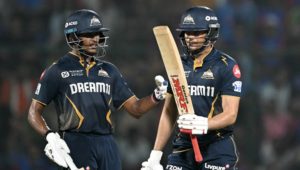 Shubman Gill Sai Sudharsan 18 May 2025 Sajjad Hussain AFP via Getty Images