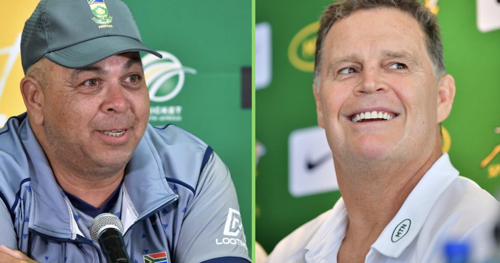 Shukri Conrad Rassie Erasmus Grant Pitcher Sydney Seshibedi