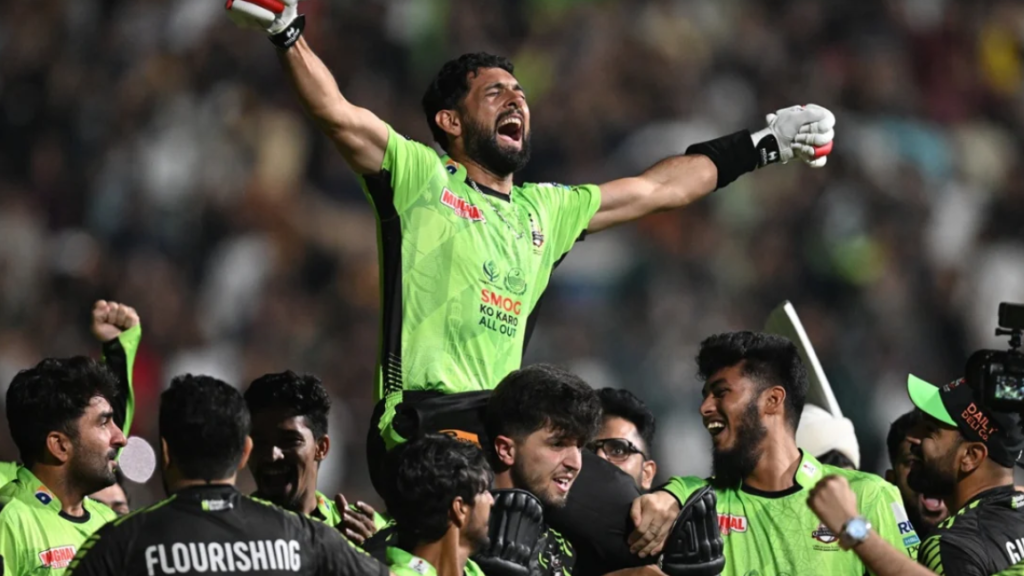 Raza jets in to land Lahore PSL title