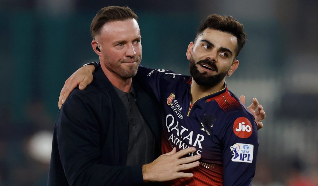 AB de Villiers Virat Kohli 3 June 2025 Pankaj Nangia Getty Images