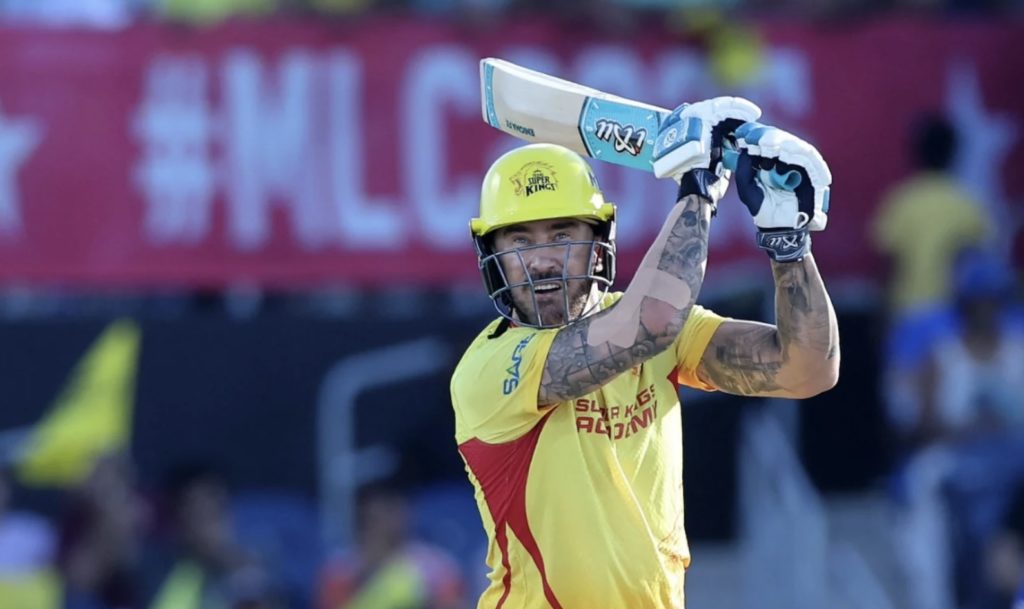 Faf du Plessis 29 June 2025 Sportzpics MLC