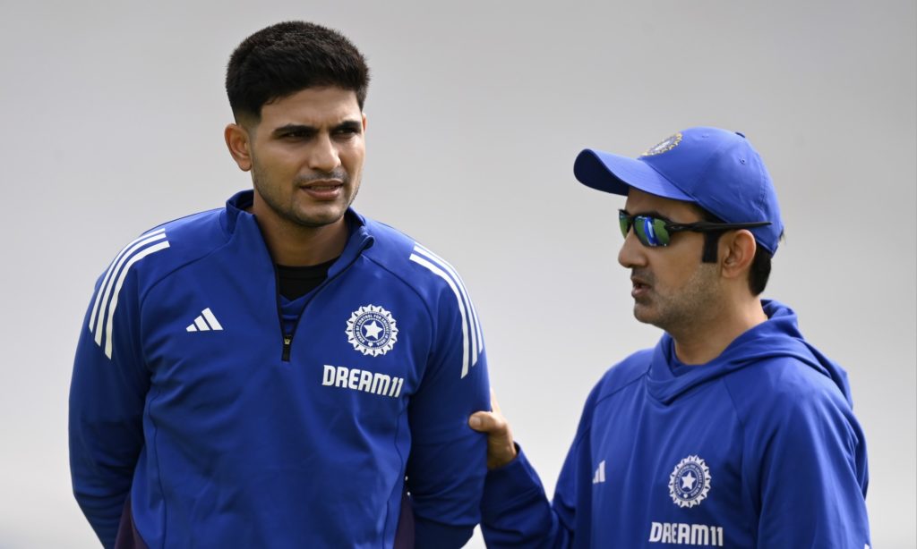 Shubman Gill Gautam Gambhir 18 June 2025 Gareth Copley Getty Images