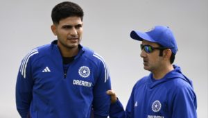 Shubman Gill Gautam Gambhir 18 June 2025 Gareth Copley Getty Images