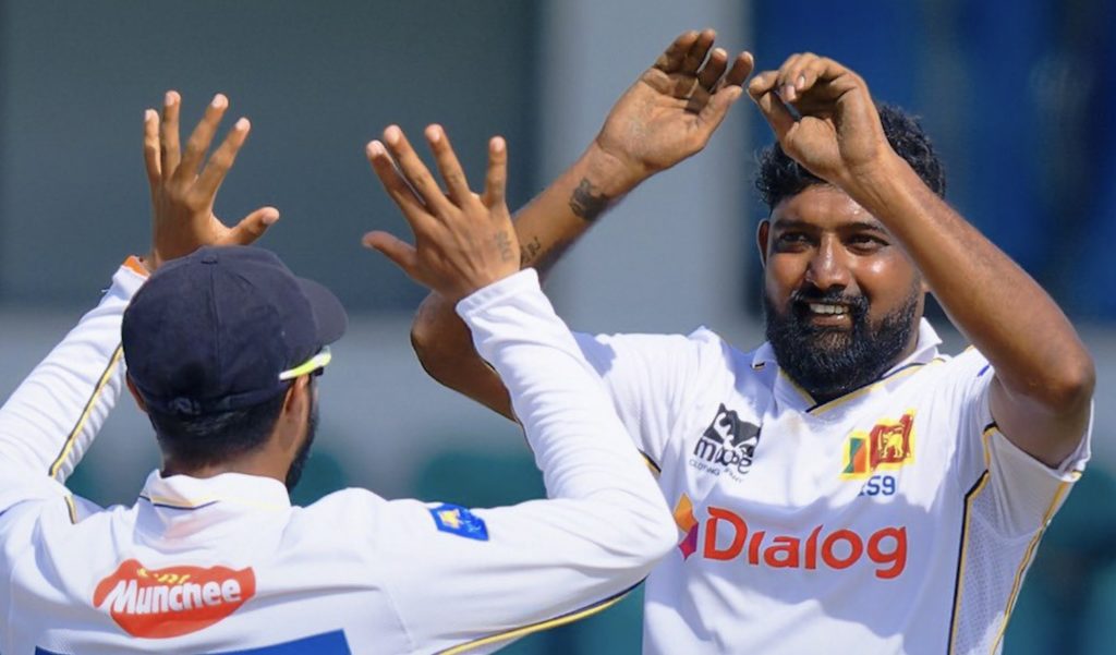 Sri Lanka wicket 27 June 2025 @OfficialSLC X