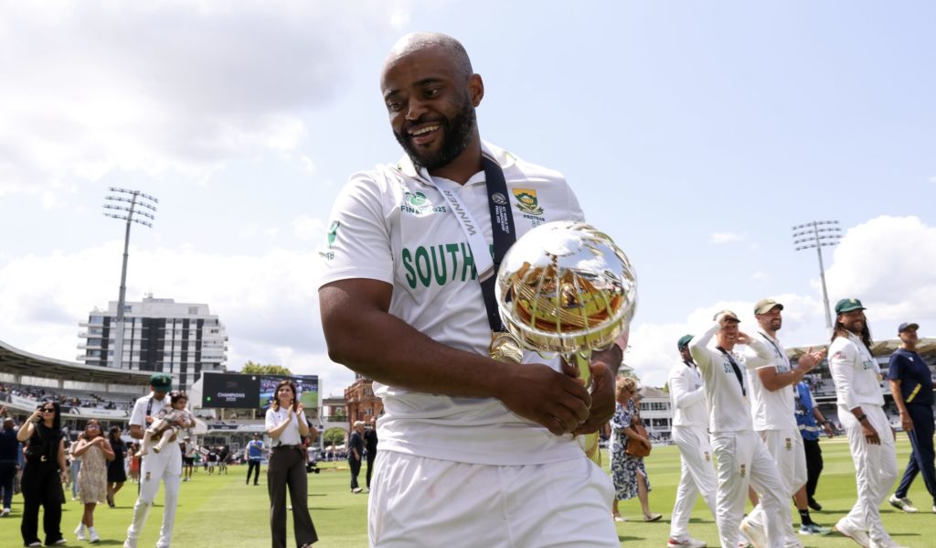 Temba Bavuma mace smiles 14 June 2025 Paul Harding Gallo Images