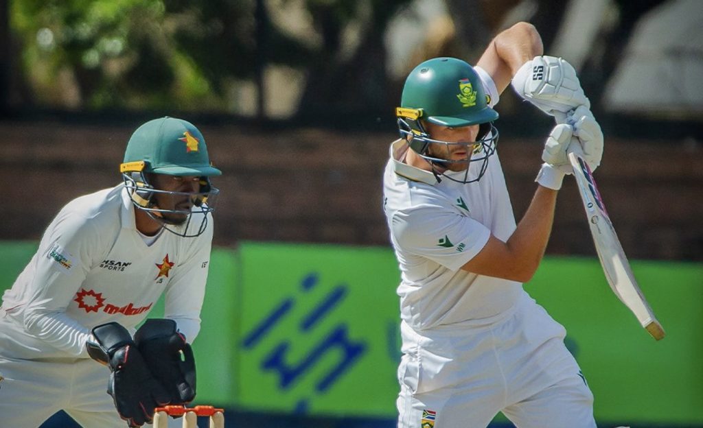 Wiaan Mulder batting 30 June 2025 @ProteasMenCSA X