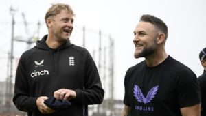 Andrew Flintoff Brendon McCullum Gareth Copley Getty Images