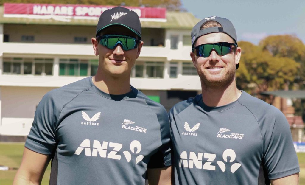 Bevon Jacobs Jimmy Neesham @BlackCaps X