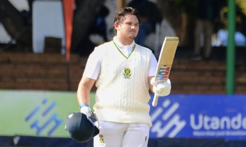 Lhuan-dre Pretorius batting Zim Cricket