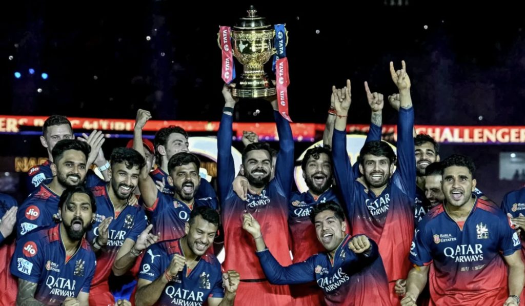 RCB IPL trophy 2025