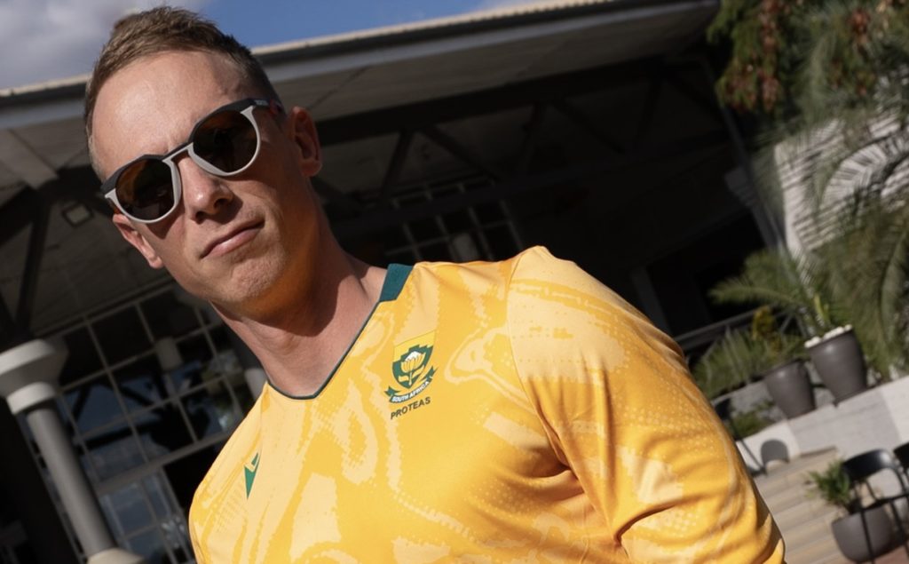 Rassie van der Dussen Proteas T20 kit 2025 @ProteasMenCSA X