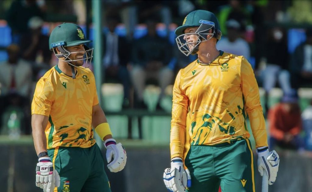 Reeza Hendricks Rassie van der Dussen 14 July 2025 Zimbabwe Cricket