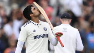 Shubman Gill 27 July 2025 Stu Forster Getty Images