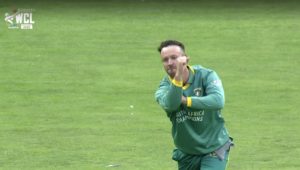 WCL AB de Villiers run out