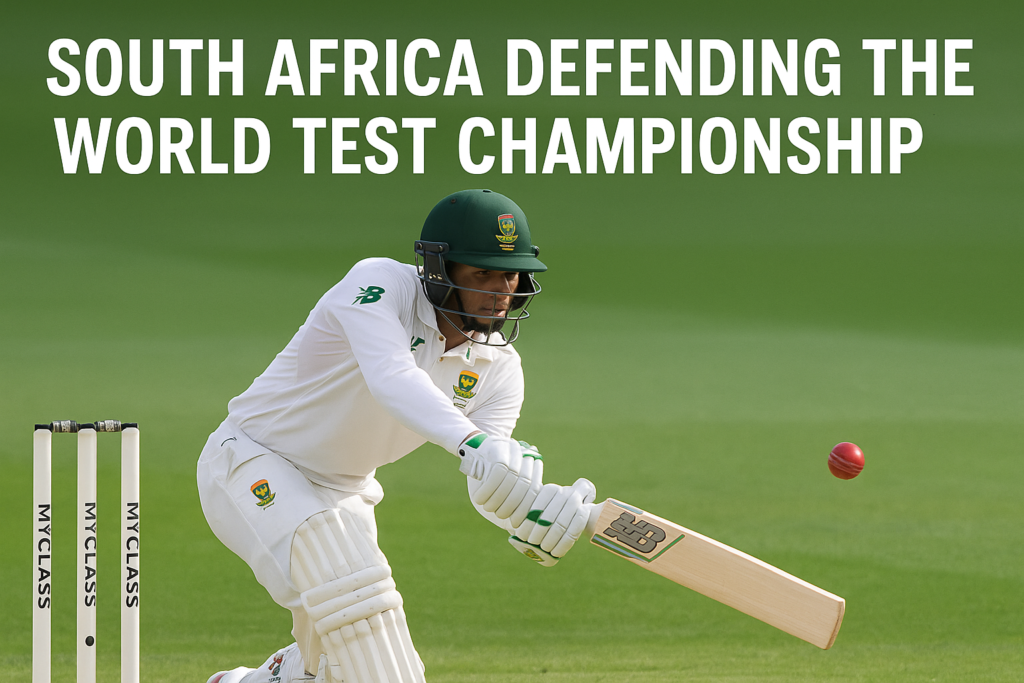What are the chances of South Africa defending the World Test Championship?