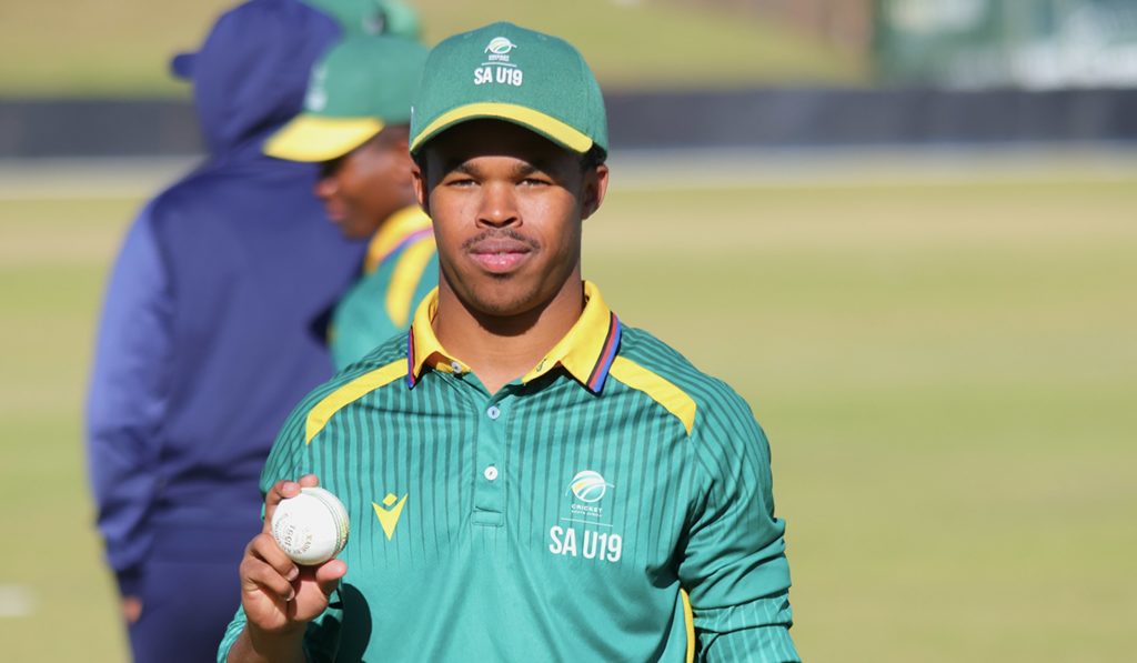 Bandile Mbatha SA U19 4 Aug 2025 Zimbabwe Cricket