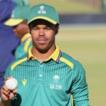 Bandile Mbatha SA U19 4 Aug 2025 Zimbabwe Cricket