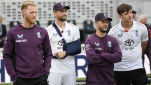 England dejected Gareth Copley Getty Images