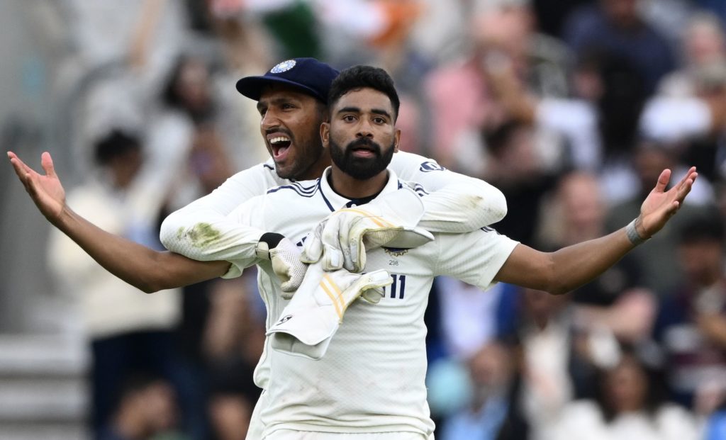Mohammed Siraj 4 Aug 2025 Stu Forster Getty Images