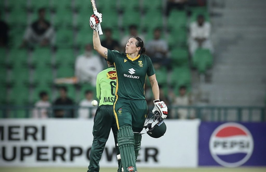Tazmin Brits 19 Sep 2025 @ProteasWomenCSA X
