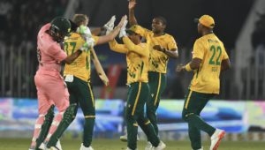 Corbin Bosch Babar Azam 28 October 2025 Muhammad Sameer Ali Getty Images