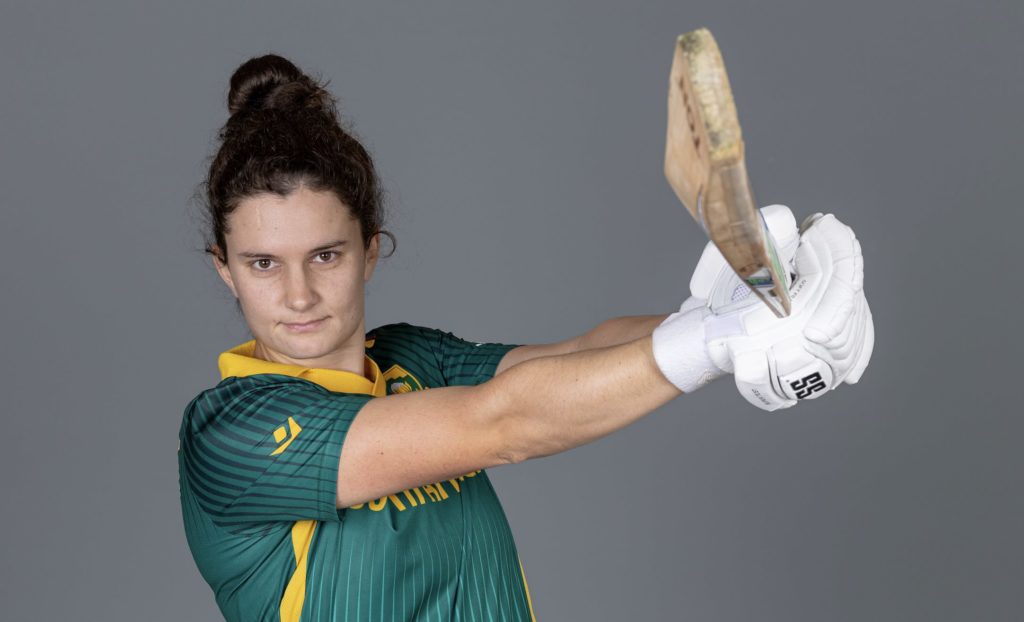 Laura Wolvaardt 27 Sep 2025 in Colombo, Sri Lanka. (Photo by Matthew Lewis ICC via Getty Images