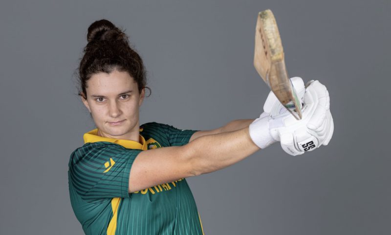 Laura Wolvaardt 27 Sep 2025 in Colombo, Sri Lanka. (Photo by Matthew Lewis ICC via Getty Images