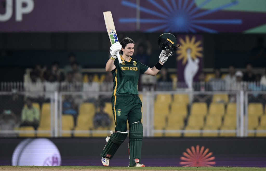 Laura Wolvaardt 30 Oct 2025 Prakash Singh Getty Images