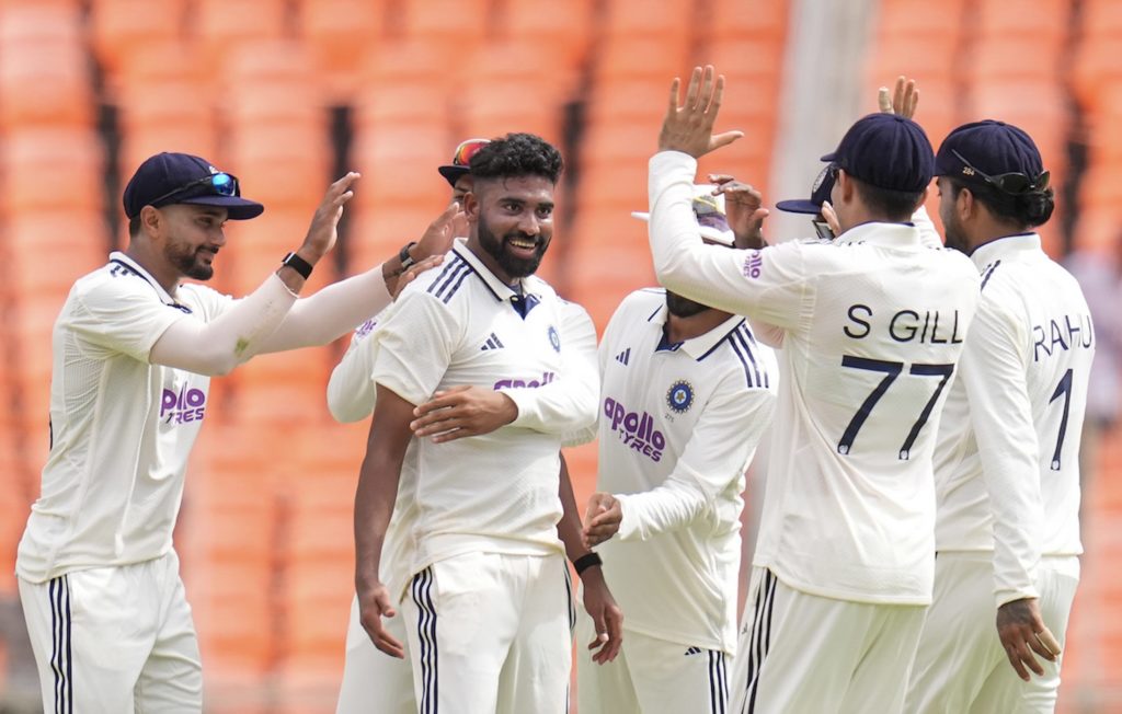 Mohammed Siraj 2 Oct 2025 @BCCI X