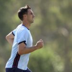 Pat Cummins runs 21 Oct 2025 Jason McCawley Getty Images