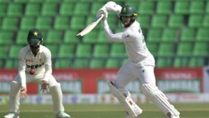 Ryan Rickelton bats 13 Oct 2025 Sameer Ali Getty Images