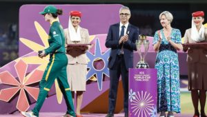 Laura Wolvaardt 2 November 2025 Surjeet Yadav Gallo Images