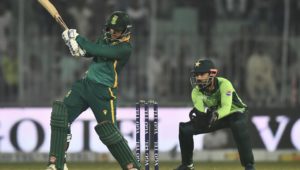 Quinton de Kock batting 2 6 November 2025 Muhammad Sameer Ali Getty Images