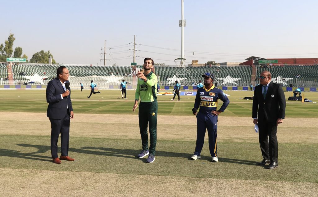 Shaheen Shah Afridi Charith Asalanka 2025 @TheRealPCB X