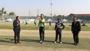 Shaheen Shah Afridi Charith Asalanka 2025 @TheRealPCB X