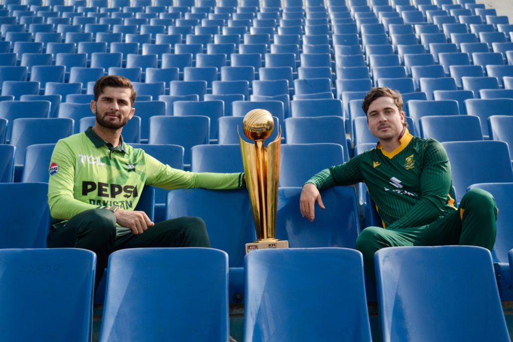 Shaheen Shah Afridi Matthew Breetzke @TheRealPCB X