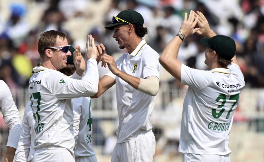 Simon Harmer 15 November 2025 Prakash Singh Getty Images